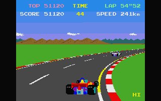 Pole Position atari screenshot